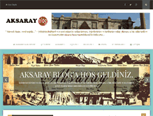 Tablet Screenshot of aksarayblog.com